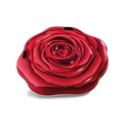 Надувний матрац - плотик для підлітків та дорослих у вигляді троянди, INTEX 58783