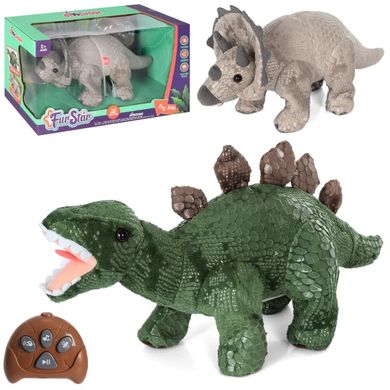 T860-1 - Іграшка радіокерований динозавр - 31 см, м'яка іграшка, вміє ходити. повторюшка