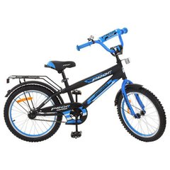 Дитячий двоколісний велосипед PROFI 20 дюймів синій із чорним, Inspirer - Profi Y20323