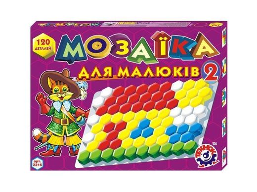 Іграшка "Мозаїка для малюків" 120 елементів. ТехноК - ТехноК 2216
