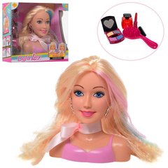 Defa 8401 - Кукла манекен для причесок детская, есть возможность наносить макияж