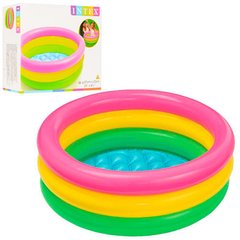 INTEX 57107  - Дитячий круглий надувний басейн, для малюків - 33 літри