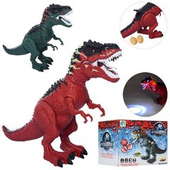 Іграшка динозавр Тиранозавр ходить, несе яйця, звукові і світлові ефекти 9789-97,  9789-97