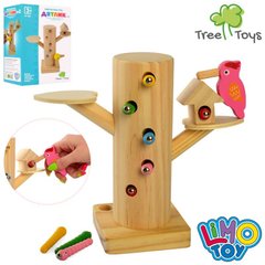 Дерев'яна гра черв'ячки і дятел - Limo Toy MD 2850
