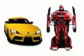 Іграшки захоплюють реальність - автомобіль з конструктора, і трансформер з BMW