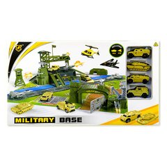 Игровые наборы для мальчиков - фото Набор военный - военная база с танком, истребителем и военными машинами