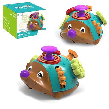 8815 2 - Розвиваюча тактильна іграшка для малюків їжачок - рухливі деталі
