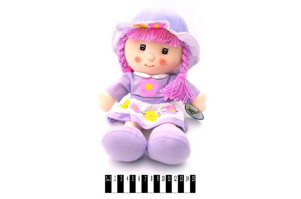 М 'яка іграшка Кукла Ксюша бузок 35 см, E2114,  E2114