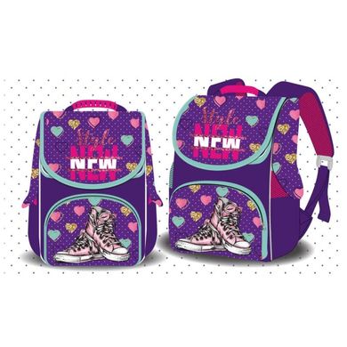 Фото товара - Ранец (рюкзак для начальной школы) - для девочки, ортопедический - кеды, Space 988769