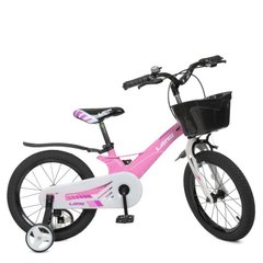 Фото- Profi copy_WLN1650D-3  Дитячий байк 16 дюймів (рожевий), з магнезієвою рамою у категорії Велосипеди