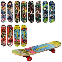 Скейты, пенни борды - фото Скейт деревянный для детей, начальный уровень, пластиковая подвеска - заказать по низкой цене Скейты, пенни борды в интернет магазине игрушек Сончик