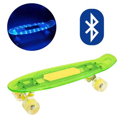 Фото товара - Пенниборд, скейт с прозрачным корпусом, подсветкой и музыкой,  sv-139