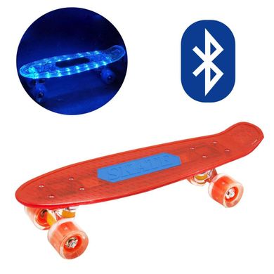 Фото товара - Пенниборд, скейт с прозрачным корпусом, подсветкой и музыкой,  sv-139