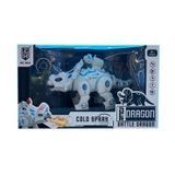 Игрушечный динозавр-робот, ходит, стреляет, пускает пар, 0833 dino