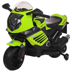 Фото товара - Детский электромотоцикл зеленый, M 3578 EL-5,  M 3578 EL-5