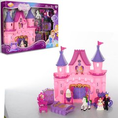 Фото-  SG-2978 Замок принцеси з героями, меблі, фігурки, карета, звук, світло у категорії Будиночки, меблі для ляльок