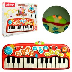 Музыкальные игрушки - фото Мягкий Коврик пианино для самых маленьких,  2508-NL