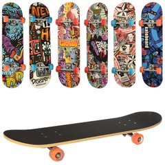 Скейты, пенни борды - фото Скейт для подростка, алюмминиевая подвеска, колеса ПУ