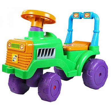 Фото товара - Машинка для катания трактор - мальчикам, каталка толокар - цвета в ассортименте, Орион 931