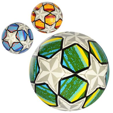 Футбольный мяч стандартный размер - 5, со звездочками,  EV 3324