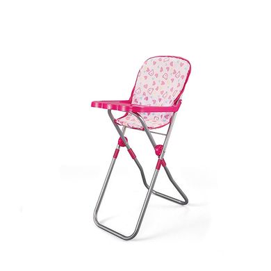 Фото товара - Складной стульчик для кормления куклы типа пупс, высота 60 см,  CS7859