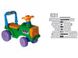 Машинка для катання трактор - хлопчикам, каталка толокар - кольори у асортиметі