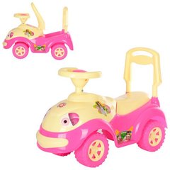 Машинка для катания Луноходик (розовый), толокар - каталка детская, для девочек, Орион 174