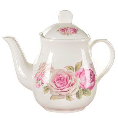 Фото-  R81677 Заварник керамічний для чаю, трав і гарячих напоїв, "троянди", R81677 у категорії