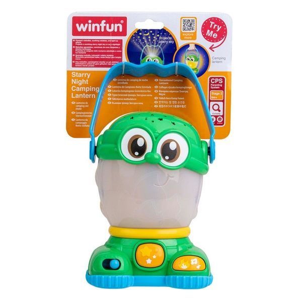 Ночник. - работает в режиме проектора и лампы - звуковое сопровождение  -  WinFun 0799-NL  - изображение