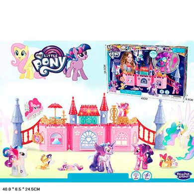 Фото товара - Игровой набор Замок Домик Литл Пони (my Litle Pony) свет-звук, фигурки пони, мебель, аксессуары, 1082,  1082