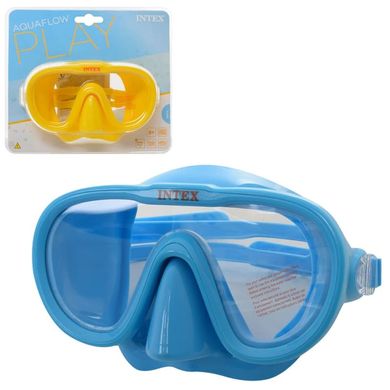 Фото-  55916  Маска для плавання та пірнання - для дітей від 8 років (на вибір кольору жовтий або блакитний) у категорії Ласти, маски, трубки і окуляри для пірнання