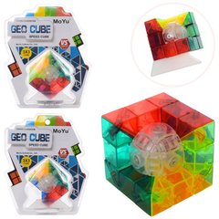 Головоломки - фото Кубик типа Рубика - Гео Куб головоломка 5,5 см, 3х3, на подставке, MF8931ABC - заказать по низкой цене Головоломки в интернет магазине игрушек Сончик