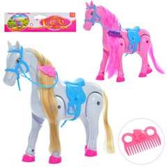 Інтерактивні іграшки для дівчаток - фото Конячка, яка вміє ходити з гривою для зачісок  - замовити за низькою ціною Інтерактивні іграшки для дівчаток в інтернет магазині іграшок Сончік