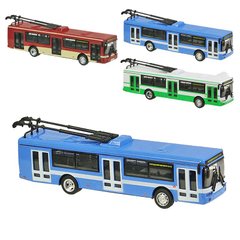 Моделі машинок - фото Модель тролейбуса - корпус із металу, масштаб 1:72  - замовити за низькою ціною Моделі машинок в інтернет магазині іграшок Сончік
