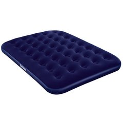 Надувні меблі - фото Надувний велюровий матрац для двох, синій  - замовити за низькою ціною Надувні меблі в інтернет магазині іграшок Сончік