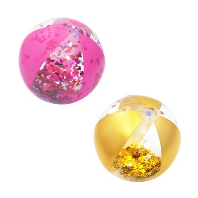 Фото товара - Надувной мяч с блестками, диаметром 41 см, 31050 , Besteway 31050