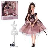 Шарнирная Кукла Эмилия с вешалкой для корсетных платьев -  Limo Toy M 4689 - изображение