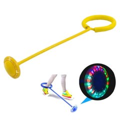 Спортивные игры, развлечения - фото Скакалка на ногу светящаяся, (нейро скакалка) скакалка крутилка с колесиком разные цвета