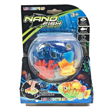 JH6616 - Роборибка - Nano Fish  с аквариумом - игрушка для купания и антистрес