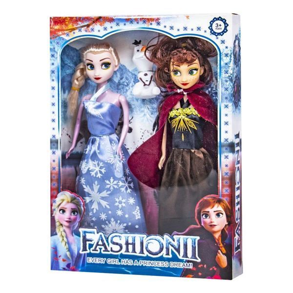 Кукла Фроузен Эльза і Анна&nbsp;Frozen ( Холодное сердце) набір 2 штуки -   2021, BX2812 - изображение