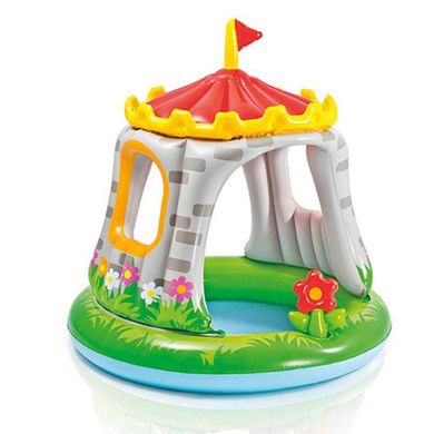 Фото товару Дитячий надувний басейн з навісом "Королівський палац" для діточок від 1 року, INTEX 57122