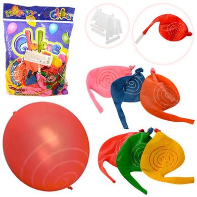 Фото товару Набір надувних кульок зі спецефектами (100 шт.), мікс, MK 1363,  MK 1363