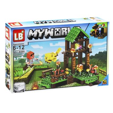 Конструктор - аналог лего Minecraft - Ферма с пчелой - серия конструкторов