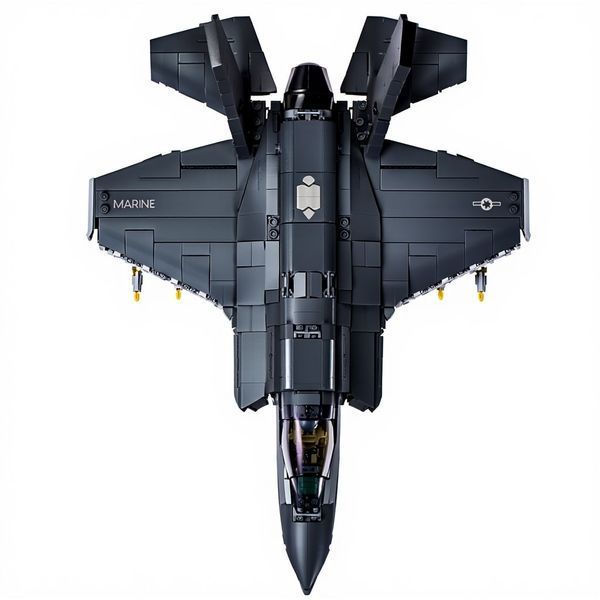 Конструктор&nbsp;  Літак F-35BS масштаб 1:44 &ndash; Сучасна Військова авіація  - Sluban M38-B1361 - зображення