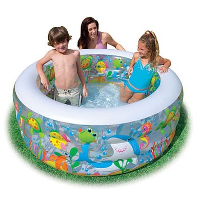 Фото товара - Детский надувной бассейн, 152 х 56 см, 318 л, INTEX 57480