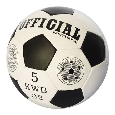 Фото товару М'яч для гри в футбол, футбольний м'яч OFFICIAL, розмір 5, ручна робота,   2500-200