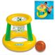 Фото Пляжні м'ячі, іграшки Дитячий надувний набір для гри в баскетбол на воді, 58504
