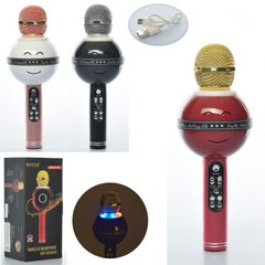 Мікрофони - фото Мікрофон для поціновувачів караоке з bluetooth mini-SD і записом звуку, X13373.  - замовити за низькою ціною Мікрофони в інтернет магазині іграшок Сончік