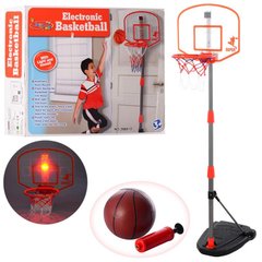 Баскетбол, м'ячі та набори - фото Дитячий баскетбольний набір на стійці з індикатором влучення