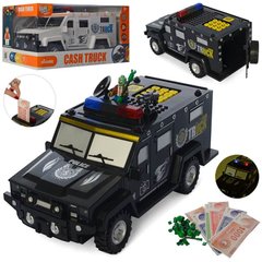 Копилки - фото Скарбничка у вигляді машини (поліція) з кодовим замком  - замовити за низькою ціною Копилки в інтернет магазині іграшок Сончік